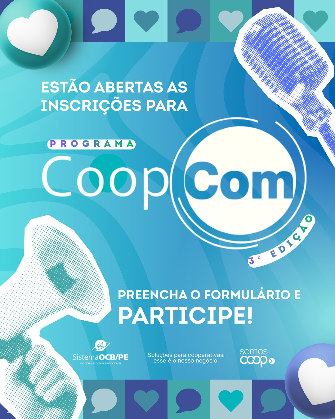 Inscrições abertas para o COOPCOM 2026
